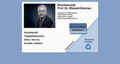 Desktop Screenshot of dr-bosman.de